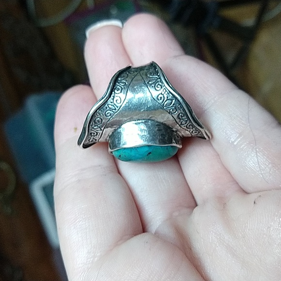 sterling silver 925 Israel Israeli designer eilat ring cigar band style - Picture 2 of 10